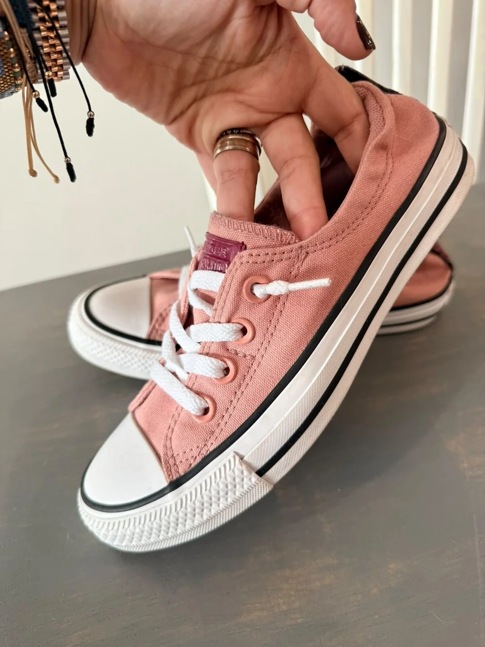 Converse  Low-Top Sneakers in Coral